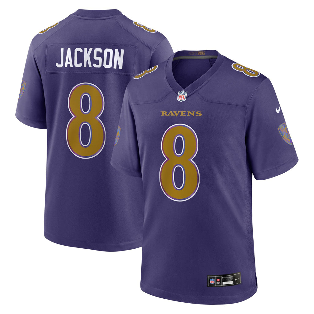 Baltimore Ravens Lamar Jackson Purple Alternate Game Jersey
