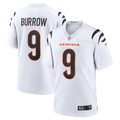 Cincinnati Bengals Joe Burrow White Game Jersey