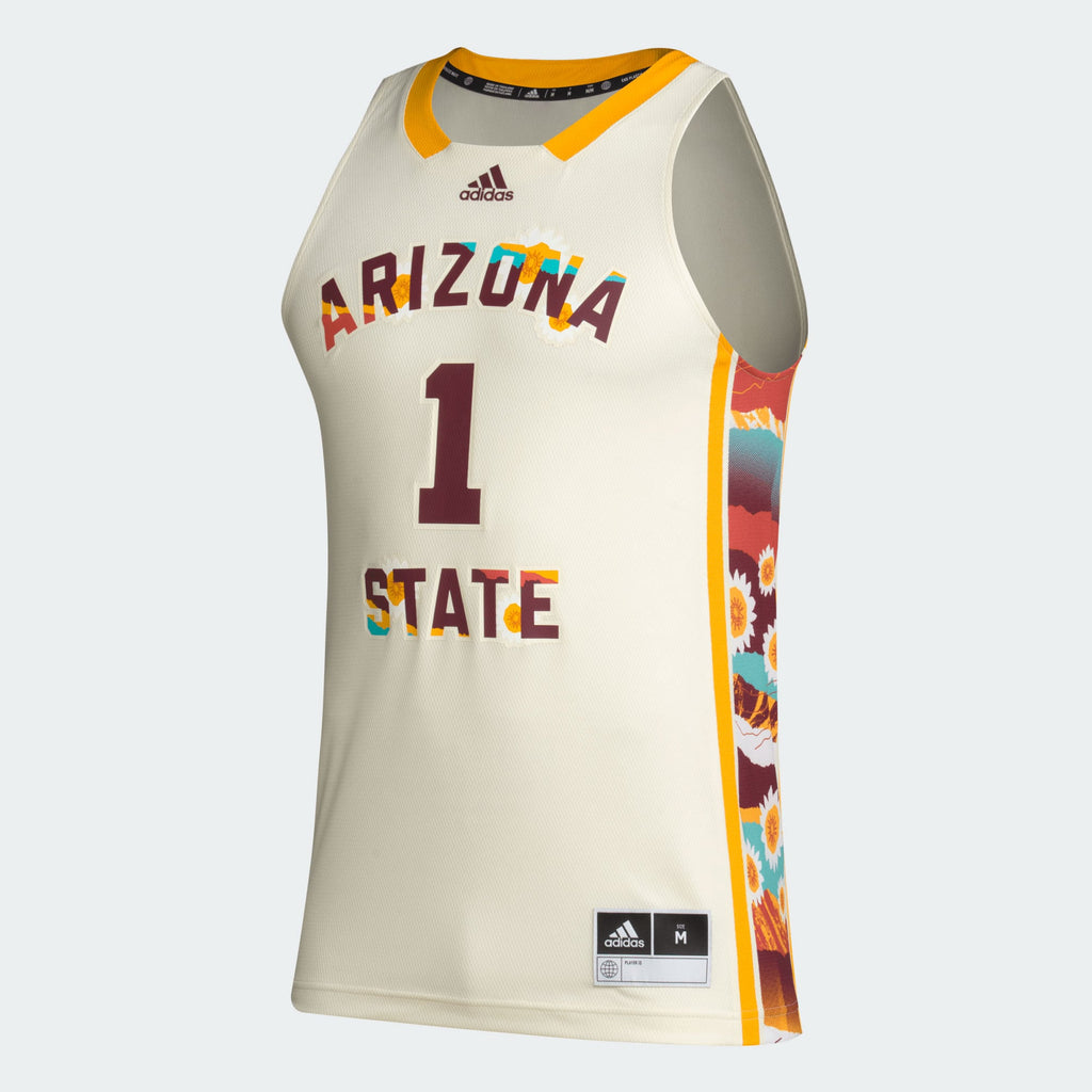 #1 Arizona State Sun Devils Honoring Black Excellence Basketball Jersey - Khaki