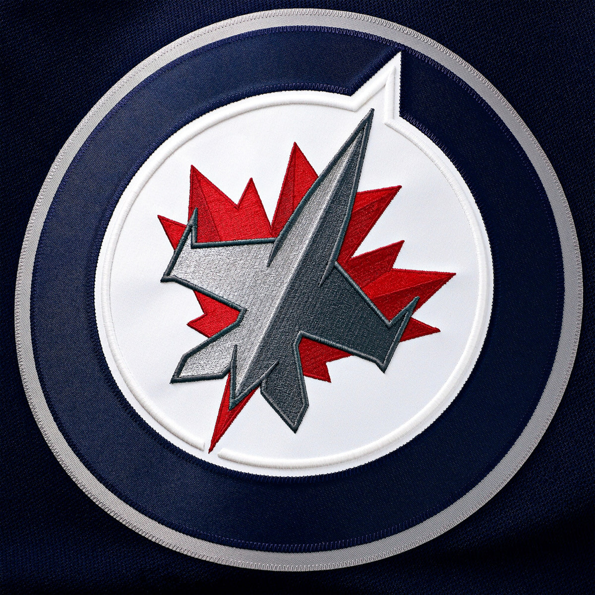 Winnipeg Jets Connor Hellebuyck Navy Home Premium Jersey