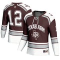 #12 Texas A&M Aggies GameDay Greats Hockey Fashion Jersey – Maroon