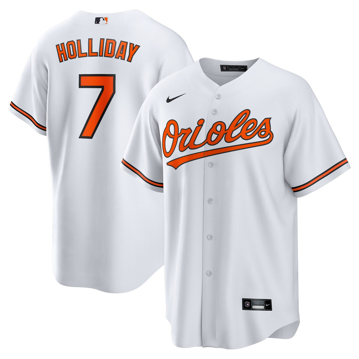 Baltimore Orioles Jackson Holliday White Home Replica Player Jersey