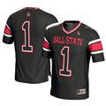 #1 Ball State Cardinals GameDay Greats Football Jersey - Black