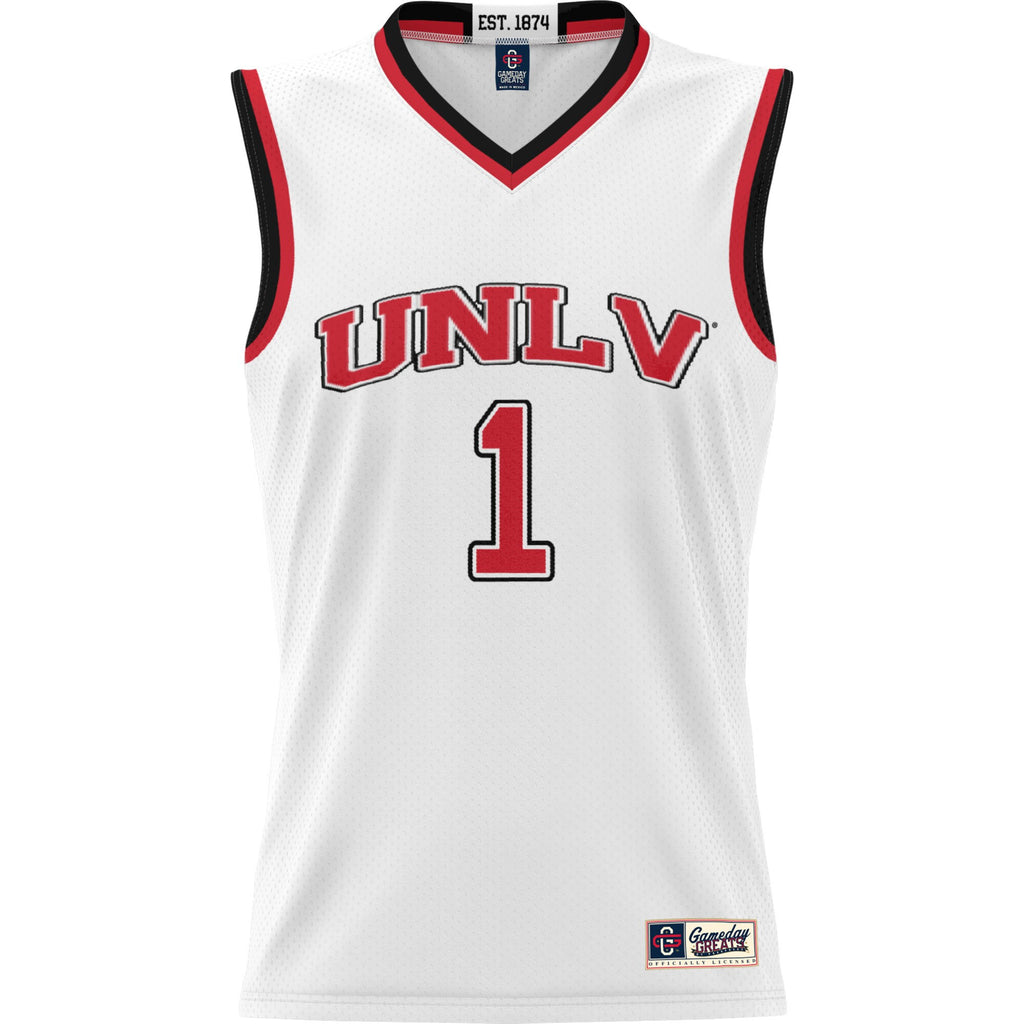 #1 UNLV Rebels GameDay Greats Lightweight Basketball Jersey - White