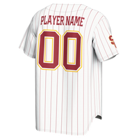 USC Trojans NIL Pick-A-Player Baseball Lightweight Jersey - White