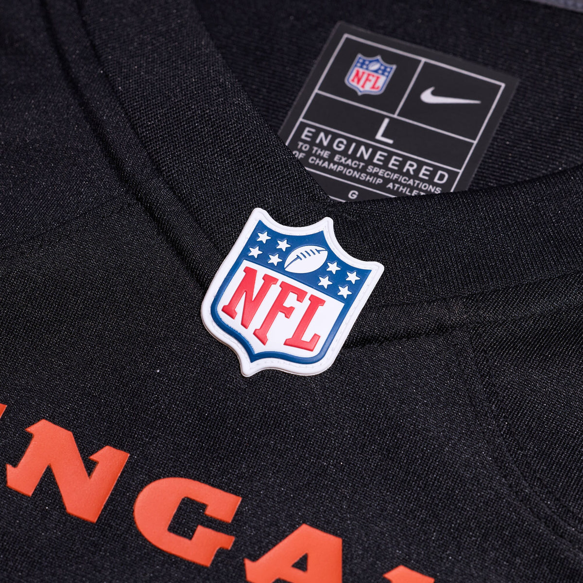 Cincinnati Bengals Charlie Jones Black Team Game Jersey