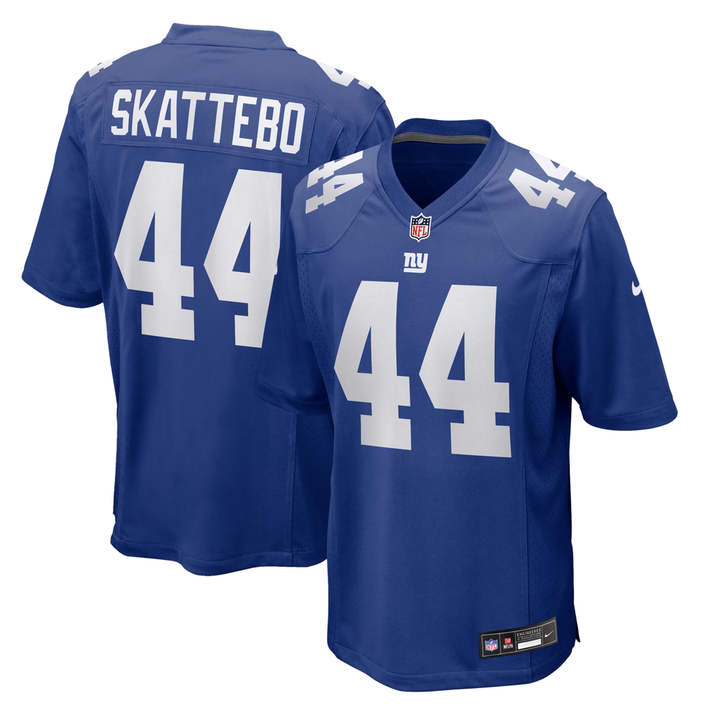 New York Giants Cam Skattebo Royal Team Game Player Jersey