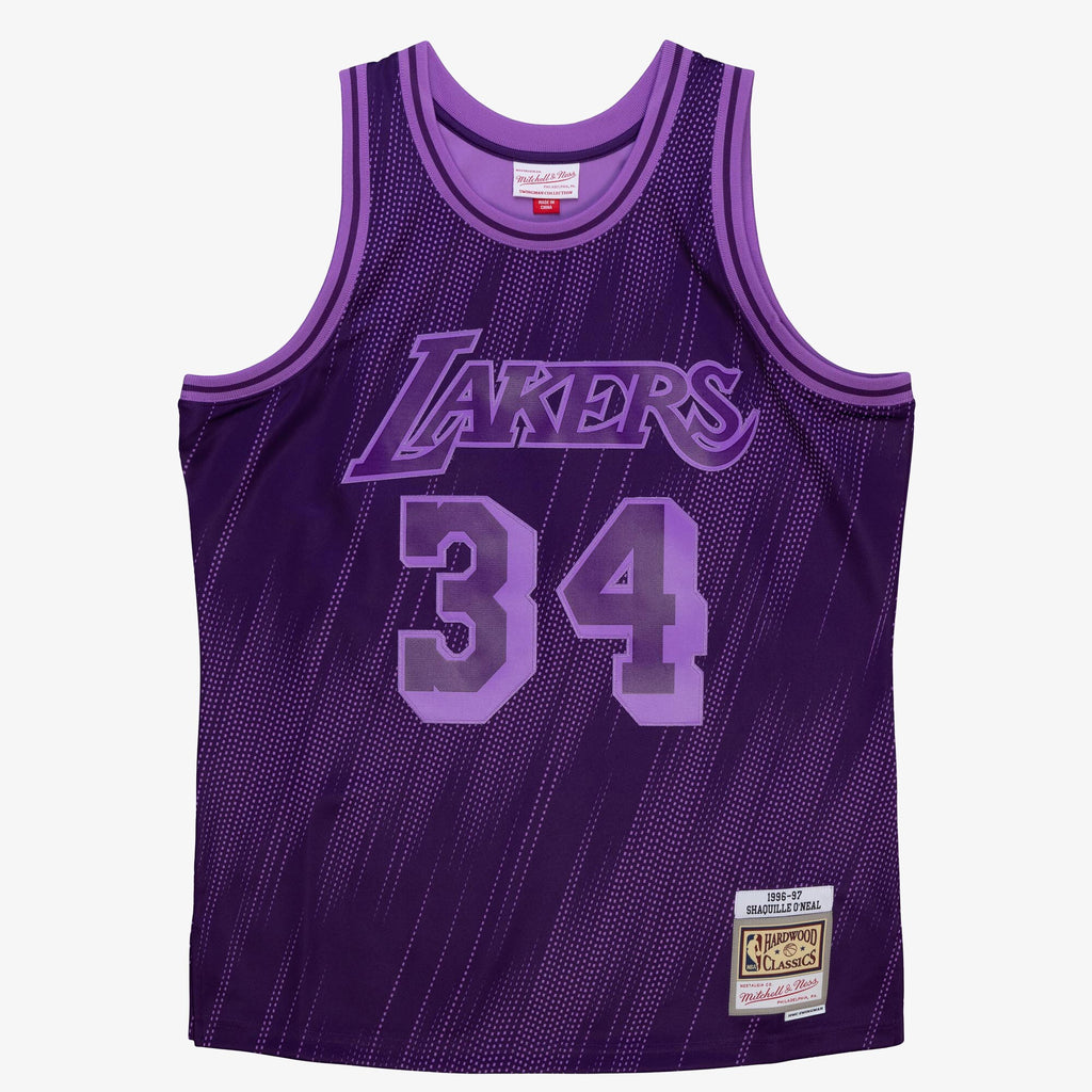 Los Angeles Lakers Shaquille O'Neal 1996 Monochrome Swingman Jersey - Purple