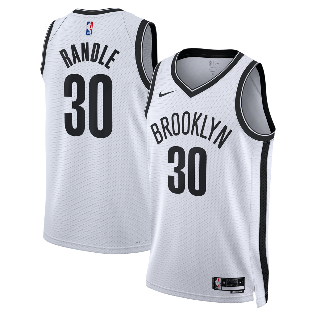 Brooklyn Nets Association Edition Swingman Jersey - White - Julius Randle