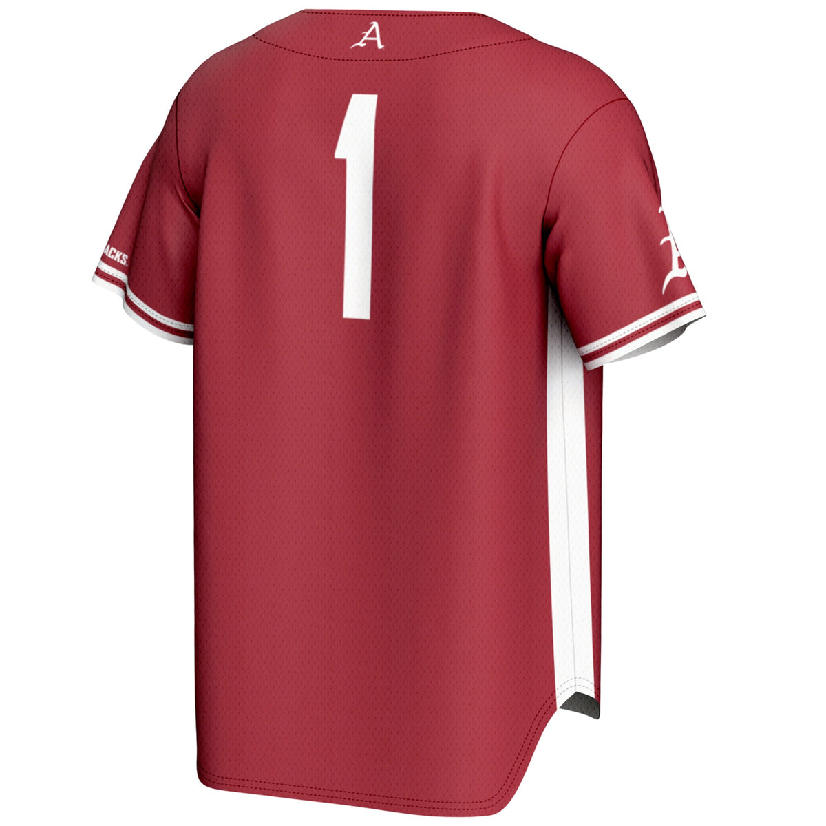 #1 Arkansas Razorbacks GameDay Greats Lightweight Baseball Jersey - Cardinal
