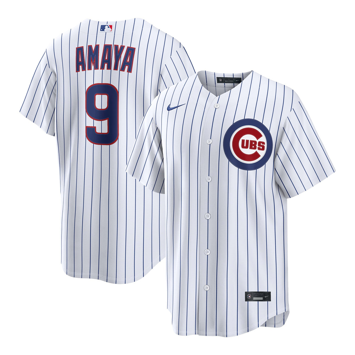 Chicago Cubs Miguel Amaya White Home Replica Jersey