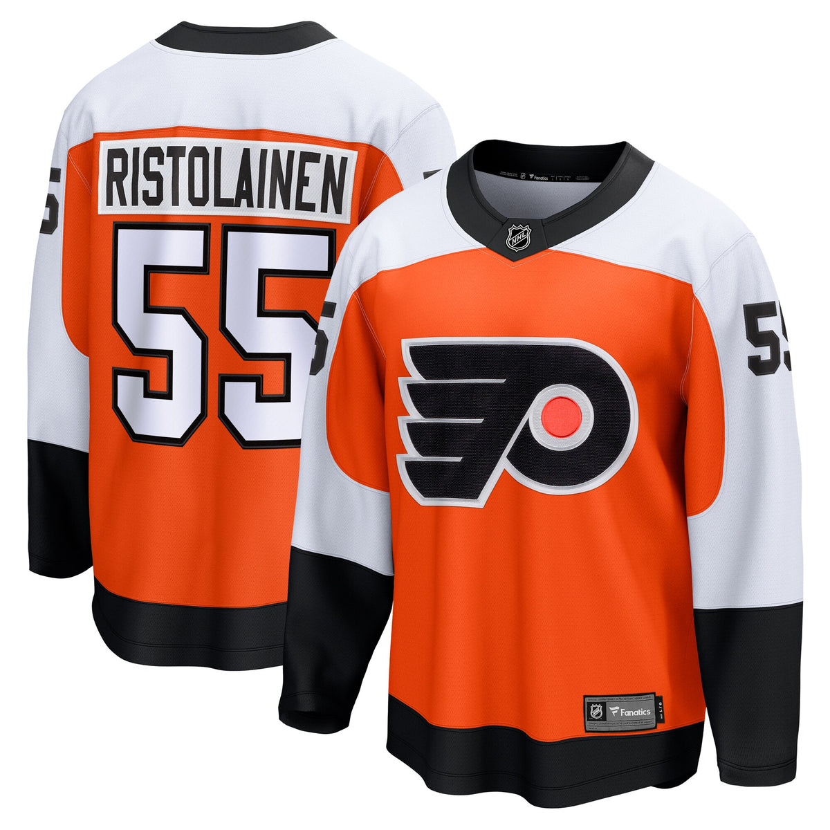 Philadelphia Flyers Rasmus Ristolainen Orange Home Breakaway Jersey