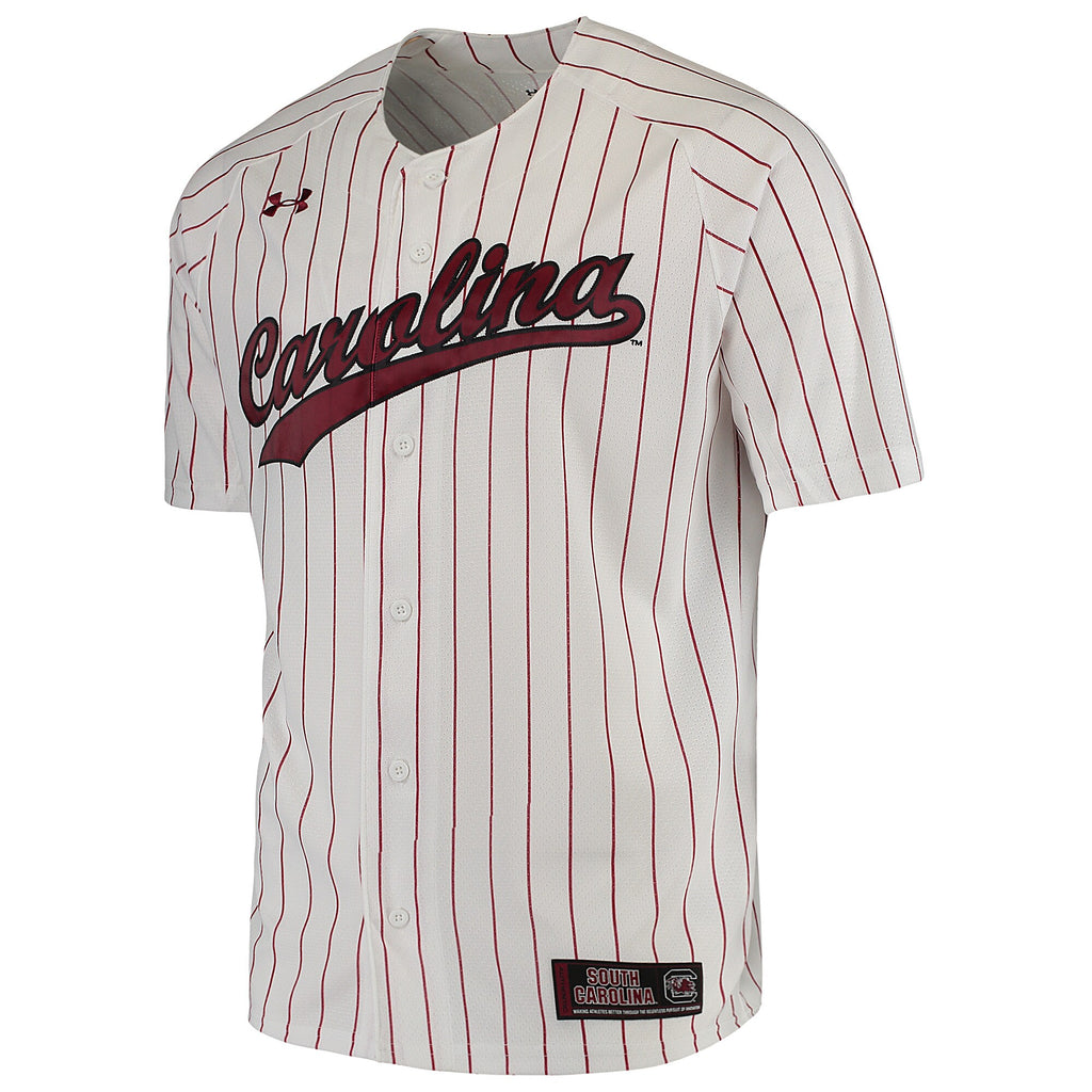 South Carolina Gamecocks Performance Replica Baseball Jersey - White