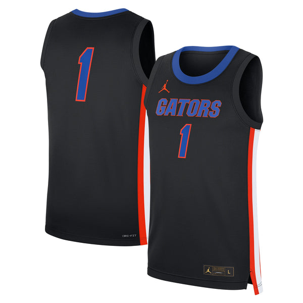 #1 Black Florida Gators Alternate Replica Jersey