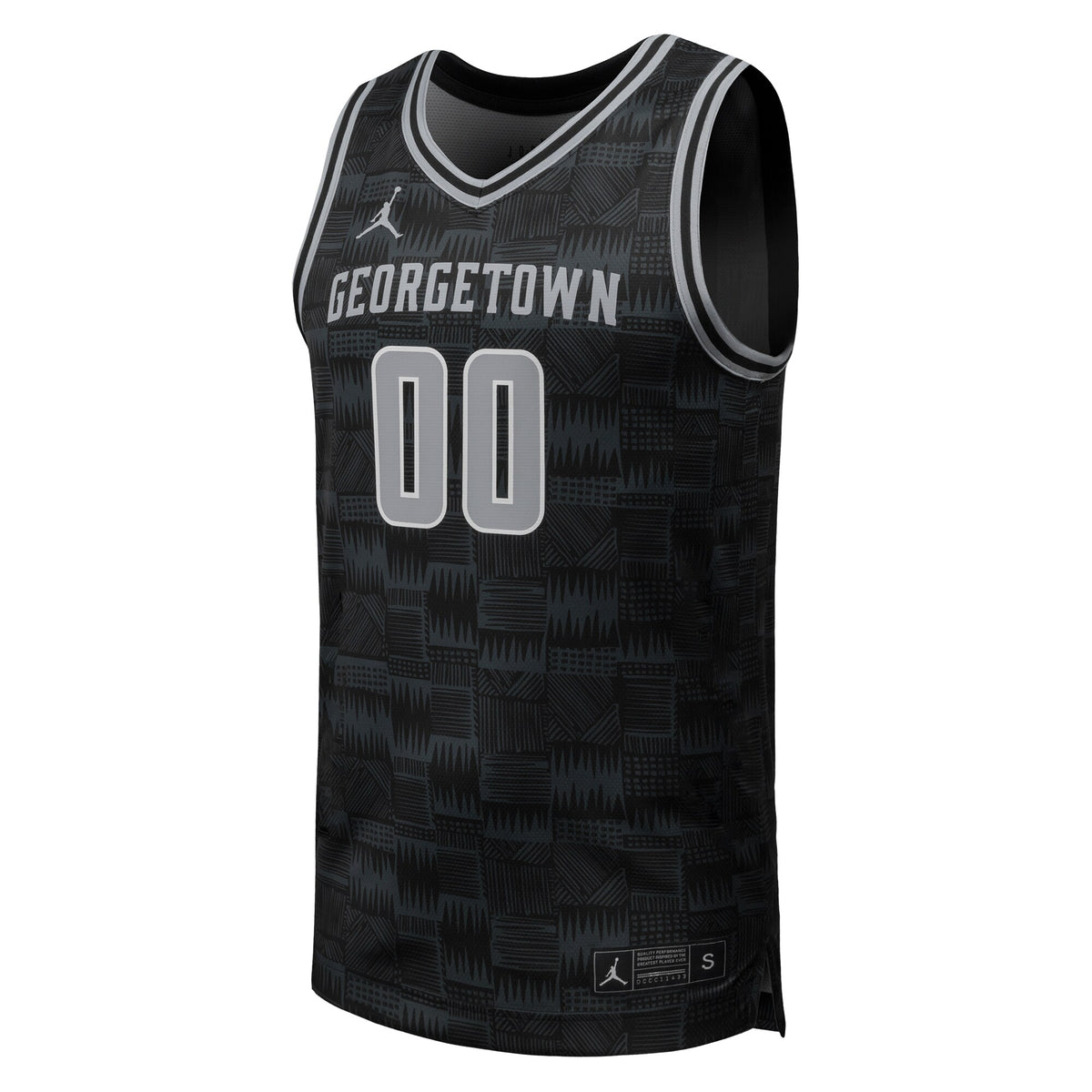 #00 Black Georgetown Hoyas Replica Basketball Jersey