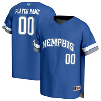 Memphis Tigers Lightweight Collegiate Baseball NIL Pick-A-Player Fashion Jersey - Royal