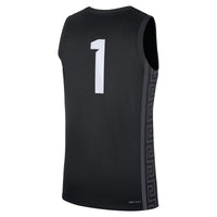 #1 Black Michigan State Spartans Alternate Replica Jersey