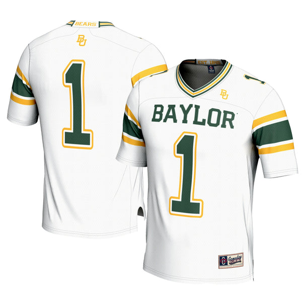 #1 Baylor Bears Football Jersey - White