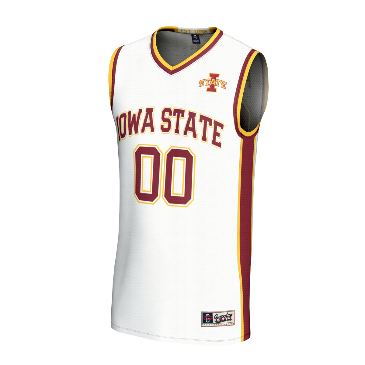 Iowa State Cyclones GameDay Greats Lightweight Collegiate Basketball NIL Pick-A-Player Fashion Jersey - White