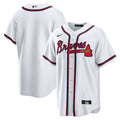 Atlanta Braves White Home Big & Tall Replica Jersey