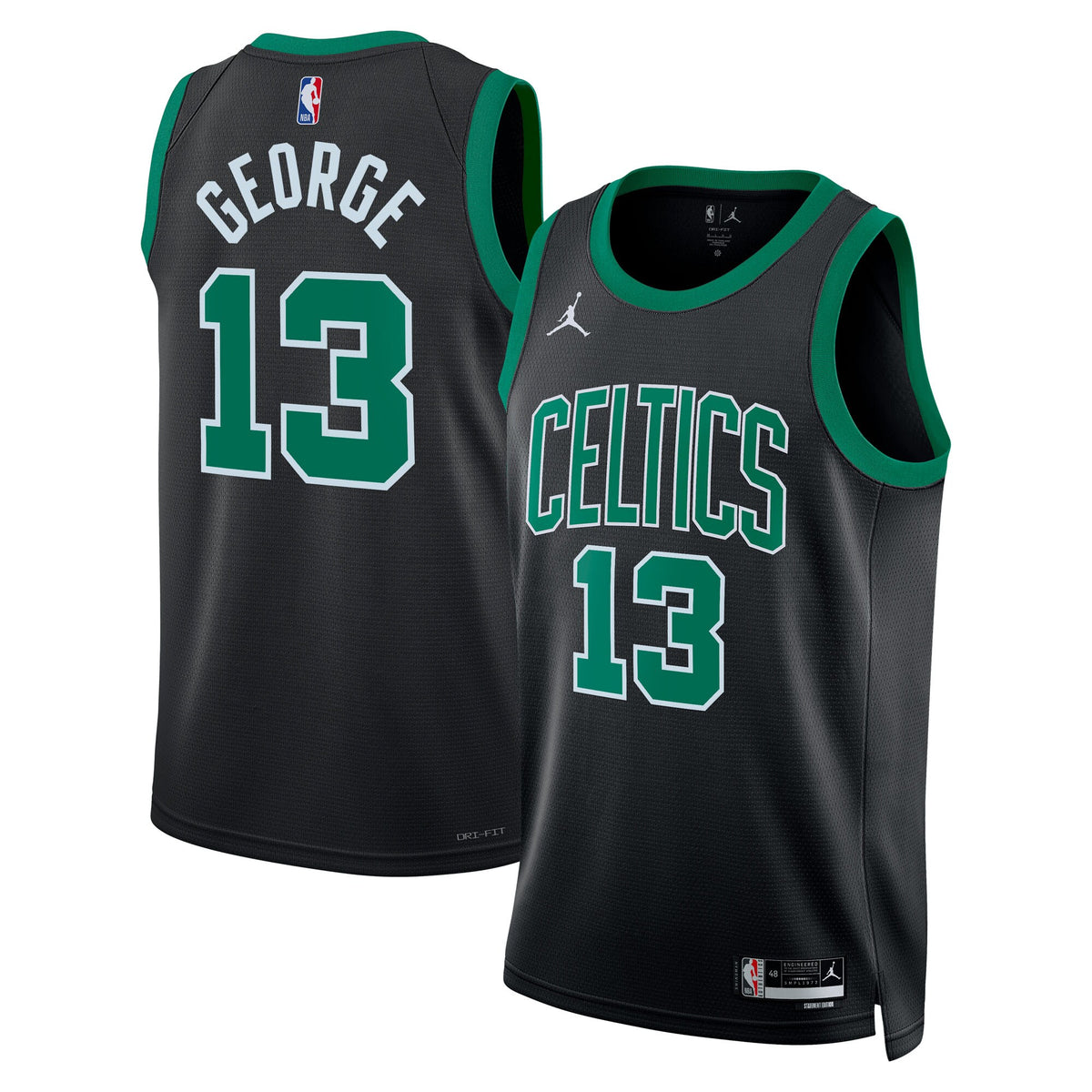 Boston Celtics Statement Edition Swingman Jersey - Black - Paul George