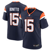 Denver Broncos Nik Bonitto Navy Alternate Game Jersey
