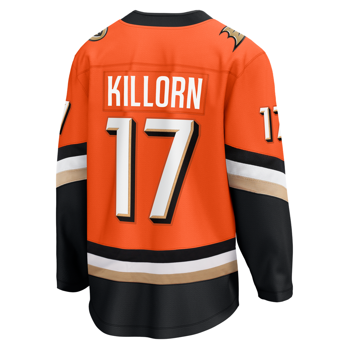 Anaheim Ducks Alex Killorn Orange Home Breakaway Jersey