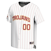 USC Trojans NIL Pick-A-Player Baseball Lightweight Jersey - White