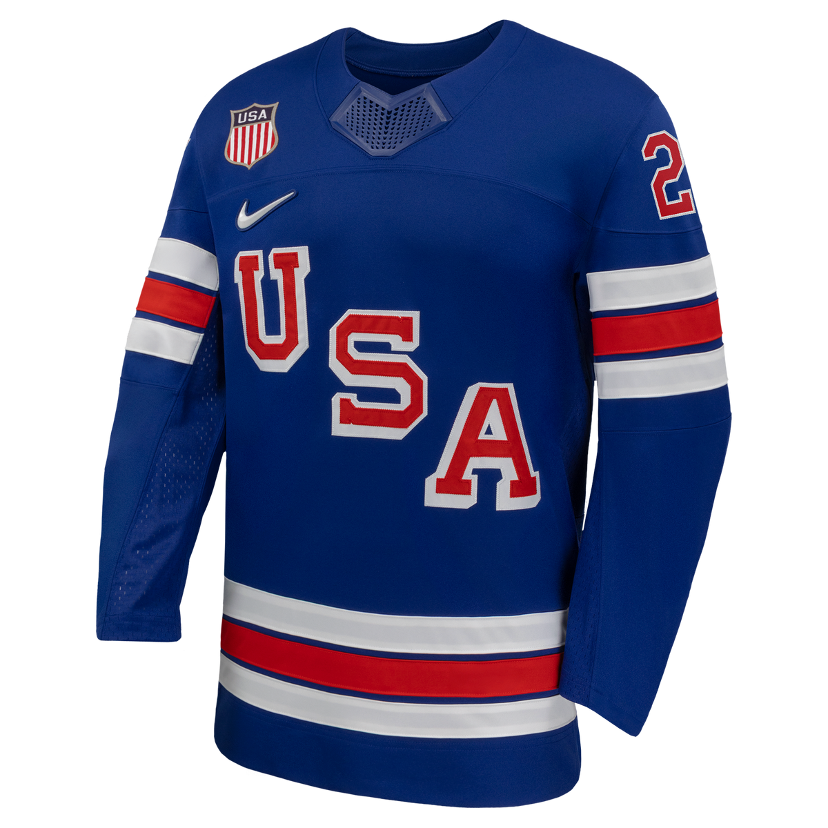 Dylan Larkin Royal US Hockey 2026 Home Replica Jersey