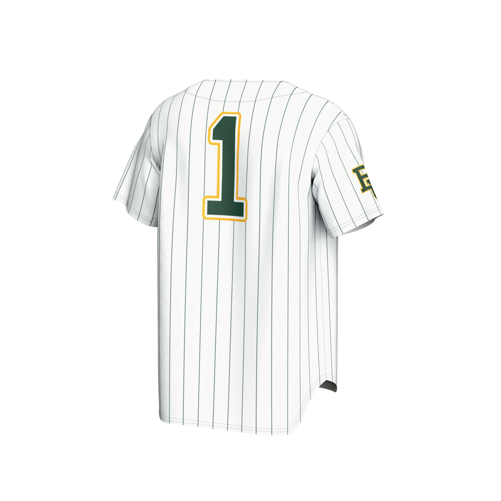 #1 Baylor Bears GameDay Greats Lightweight Baseball Fashion Jersey - White