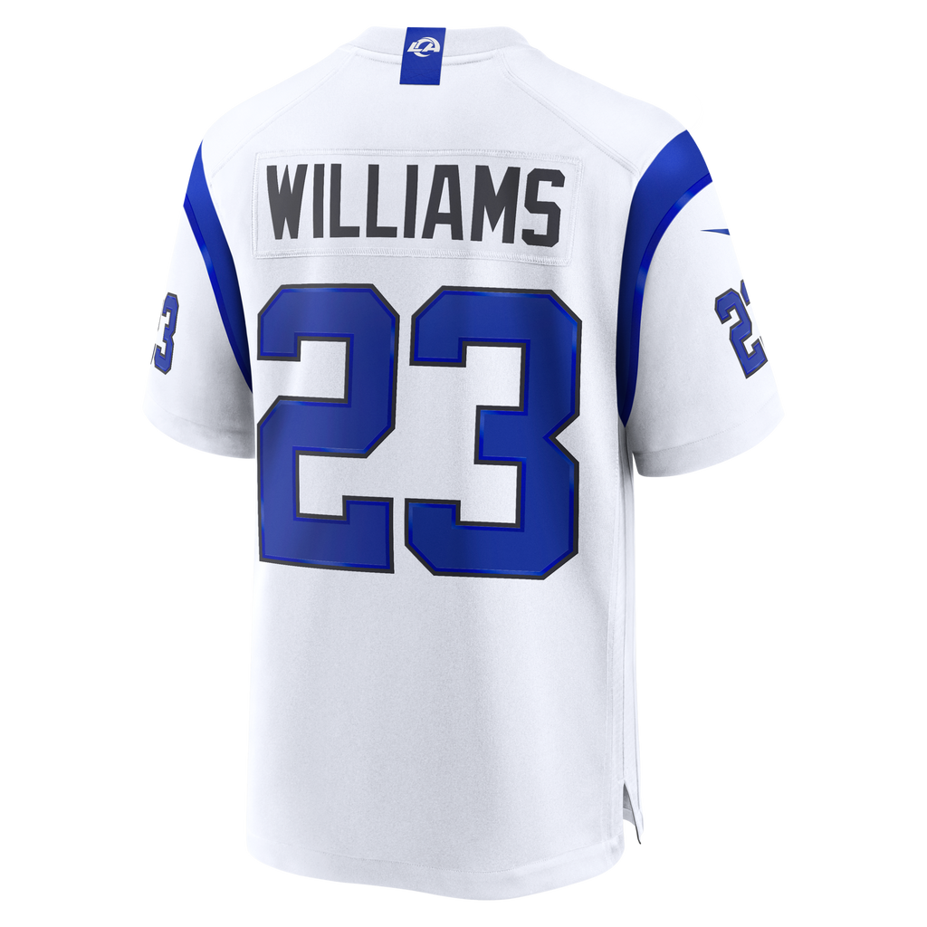 Los Angeles Rams Kyren Williams Fearsome White Game Jersey