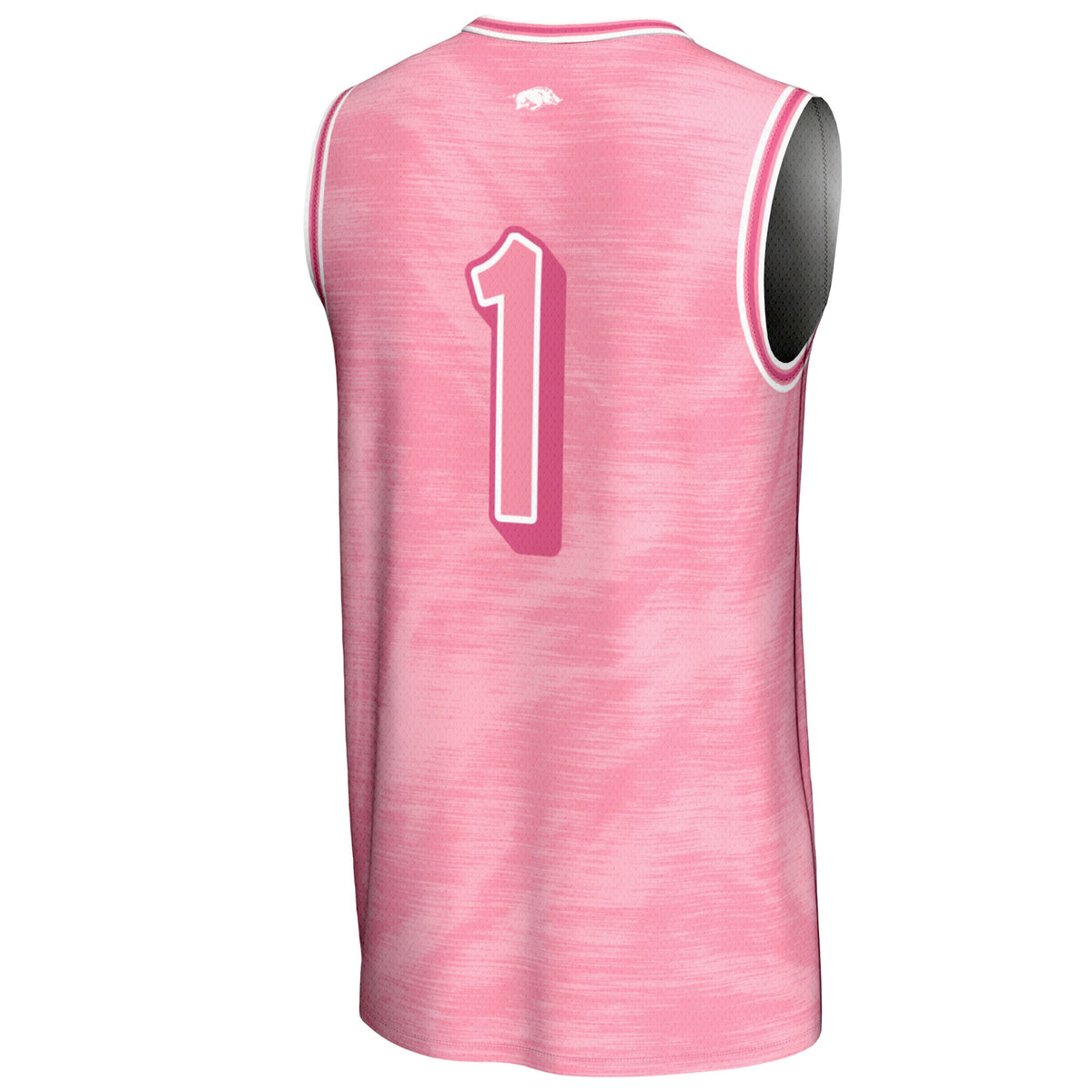 #1 Arkansas Razorbacks GameDay Greats Lightweight Basketball Jersey - Pink