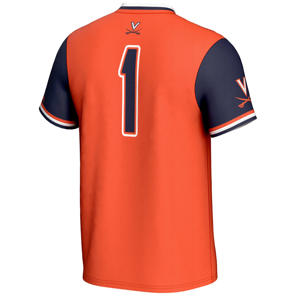 #1 Virginia Cavaliers GameDay Greats Lightweight Softball Jersey - Orange