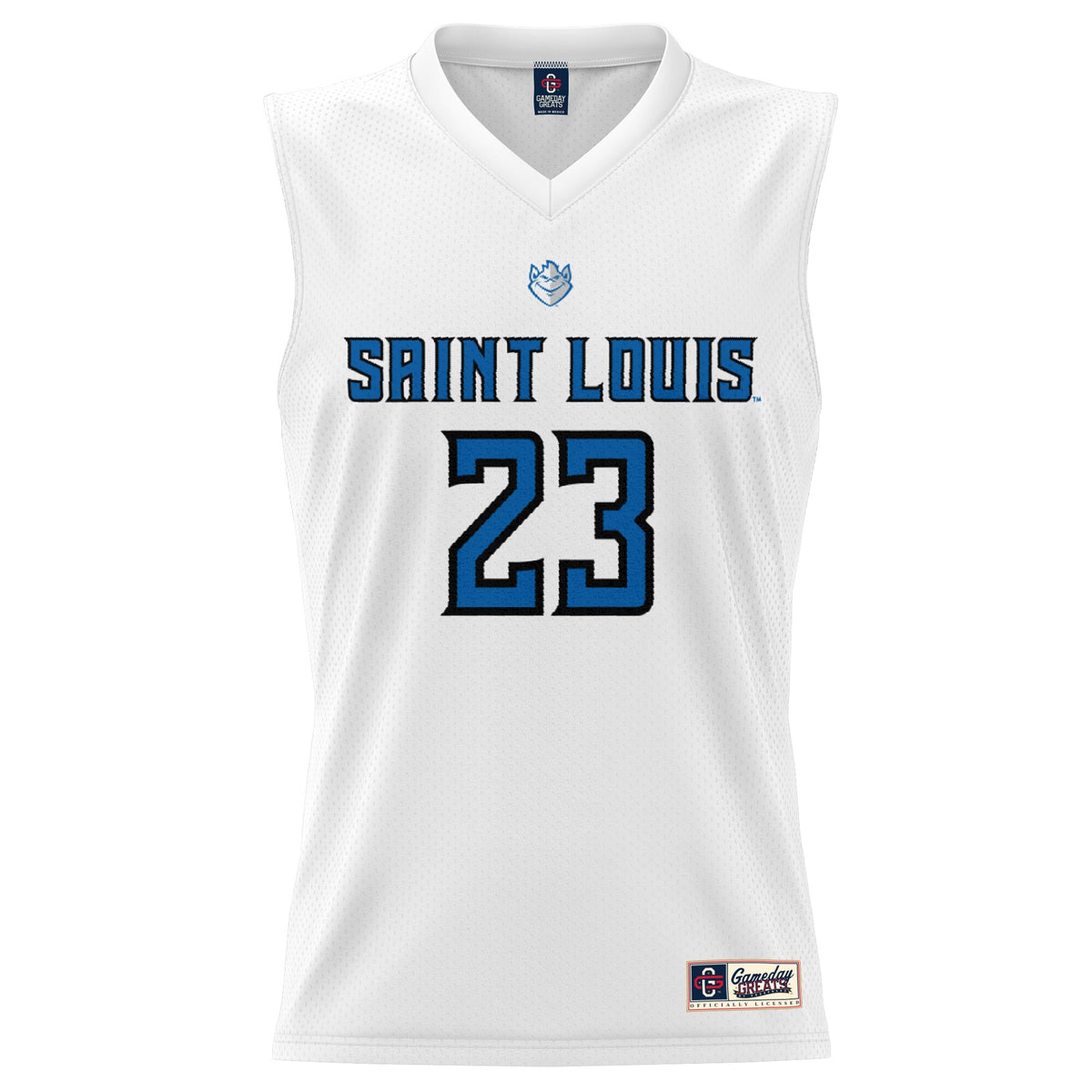#23 Saint Louis Billikens GameDay Greats Lightweight Basketball Jersey - White