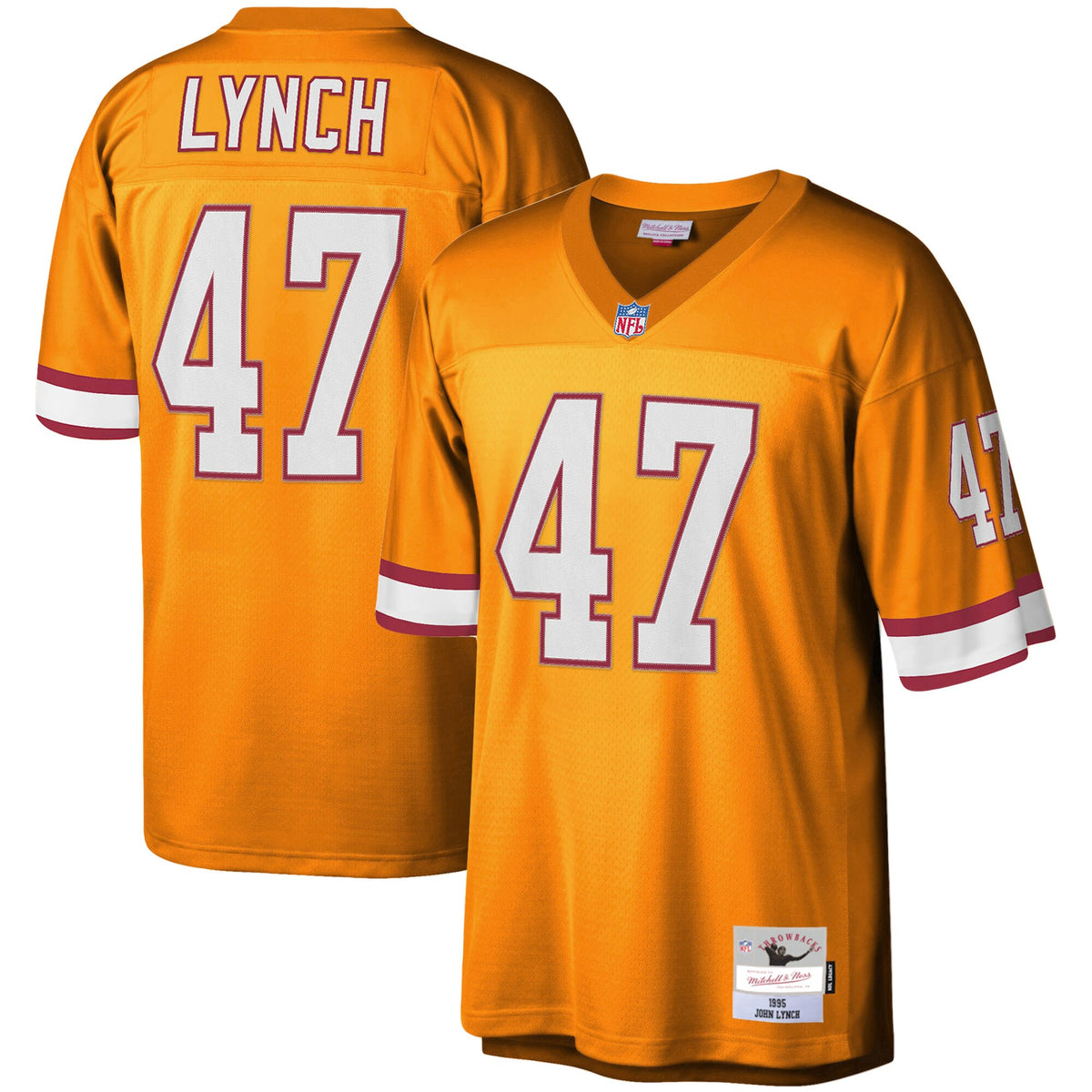 Tampa Bay Buccaneers John Lynch Orange Legacy Replica Jersey
