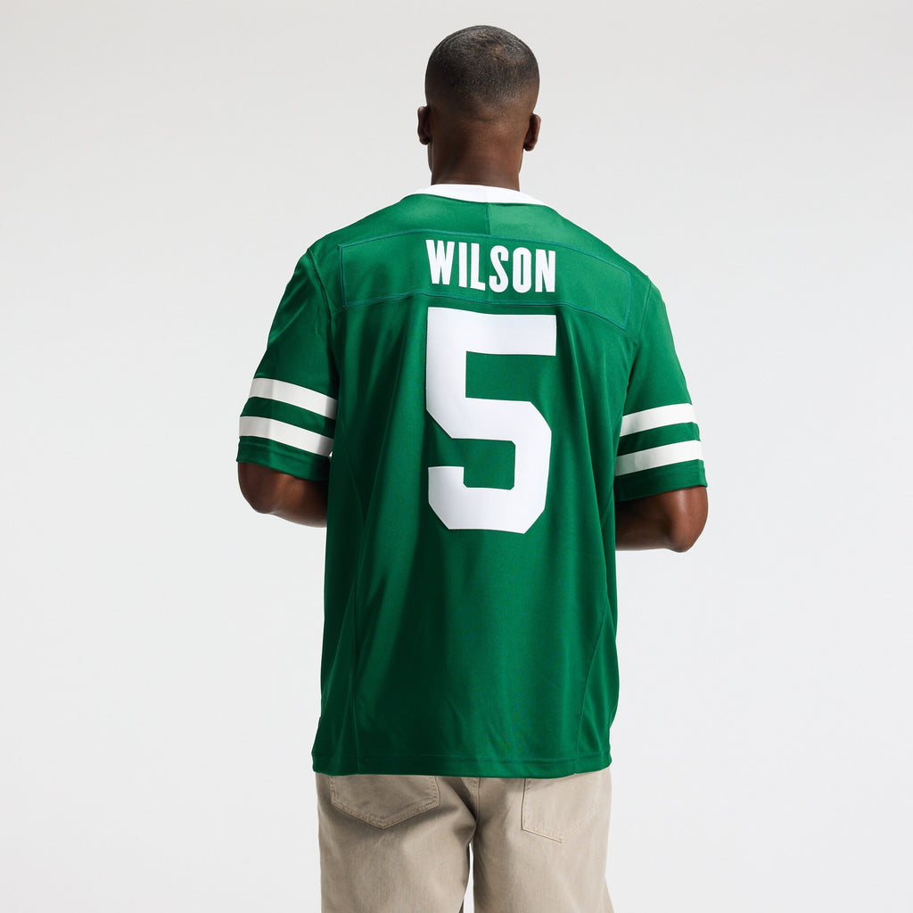 New York Jets Garrett Wilson Legacy Green Team Vapor F.U.S.E. Stitched Limited Jersey
