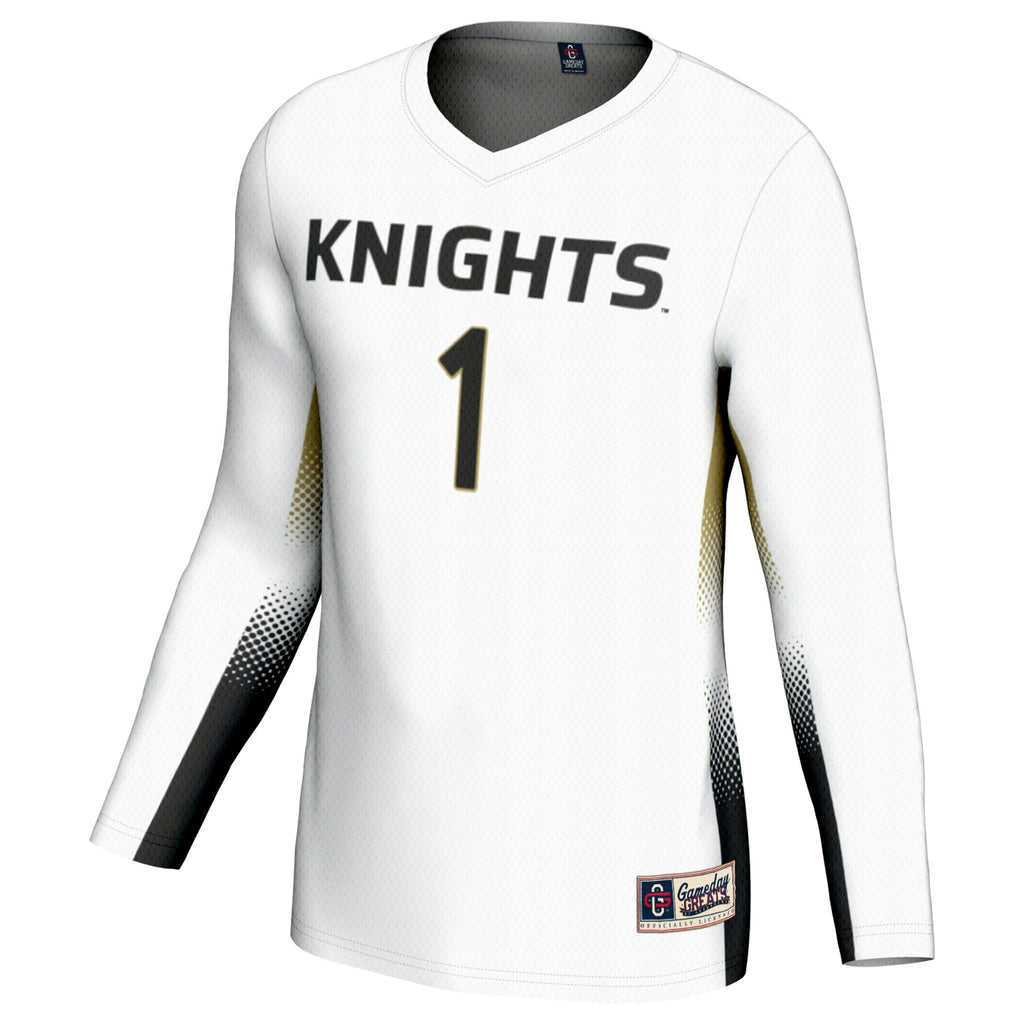 #1 UCF Knights GameDay Greats Lightweight Volleyball Jersey - White