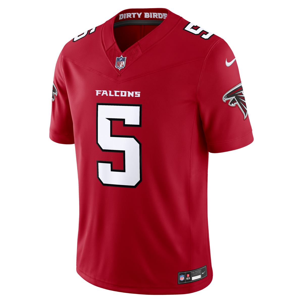 Atlanta Falcons Drake London Red Team Vapor F.U.S.E. Stitched Limited Jersey