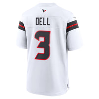 Houston Texans Tank Dell White Game Jersey