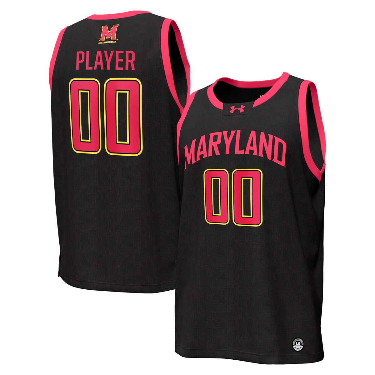 Maryland Terrapins NIL Pick-A-Player Basketball Replica Jersey - Black