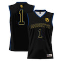#1 Marquette Golden Eagles GameDay Greats Lightweight Basketball Jersey - Black