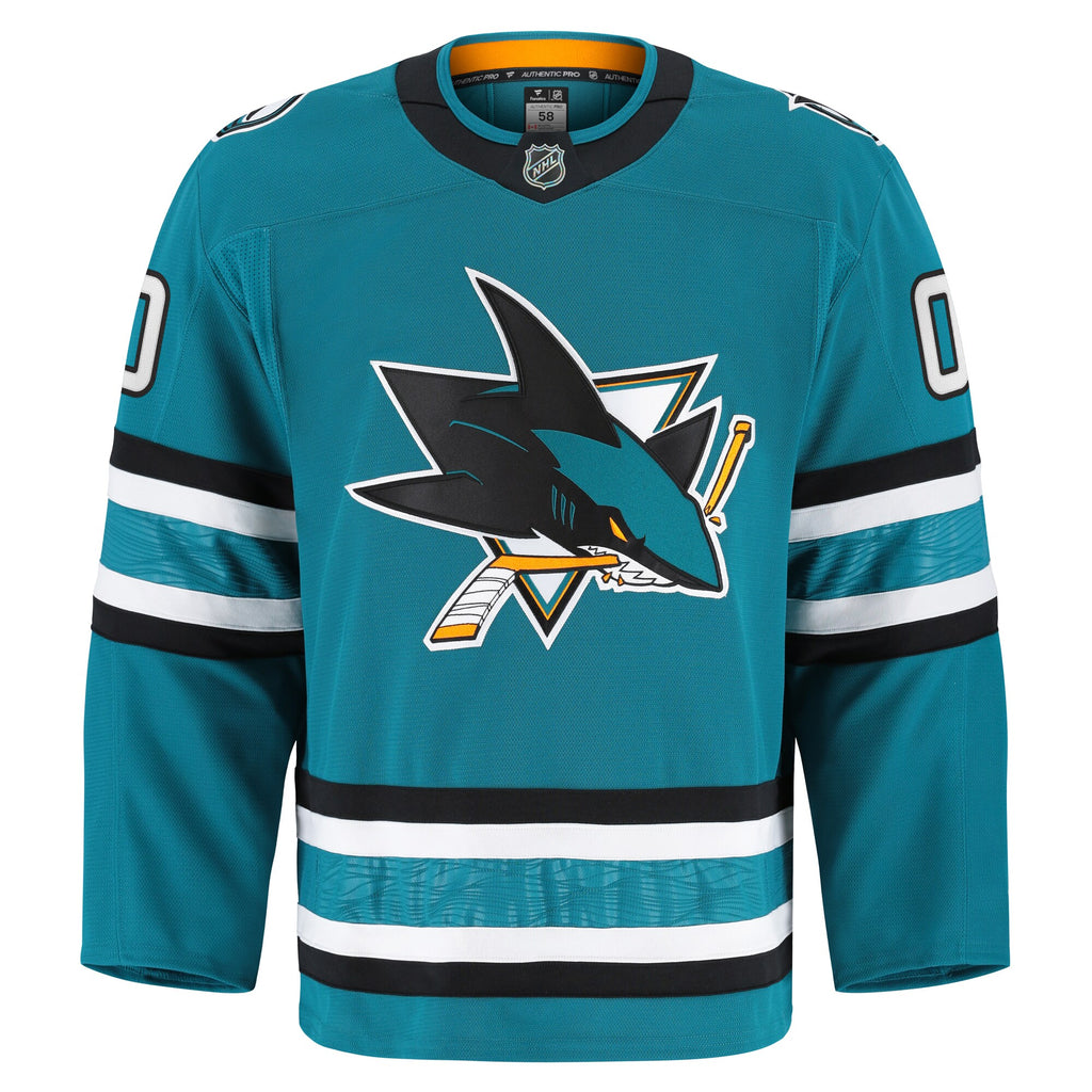 San Jose Sharks Teal Home Authentic Pro Custom Jersey