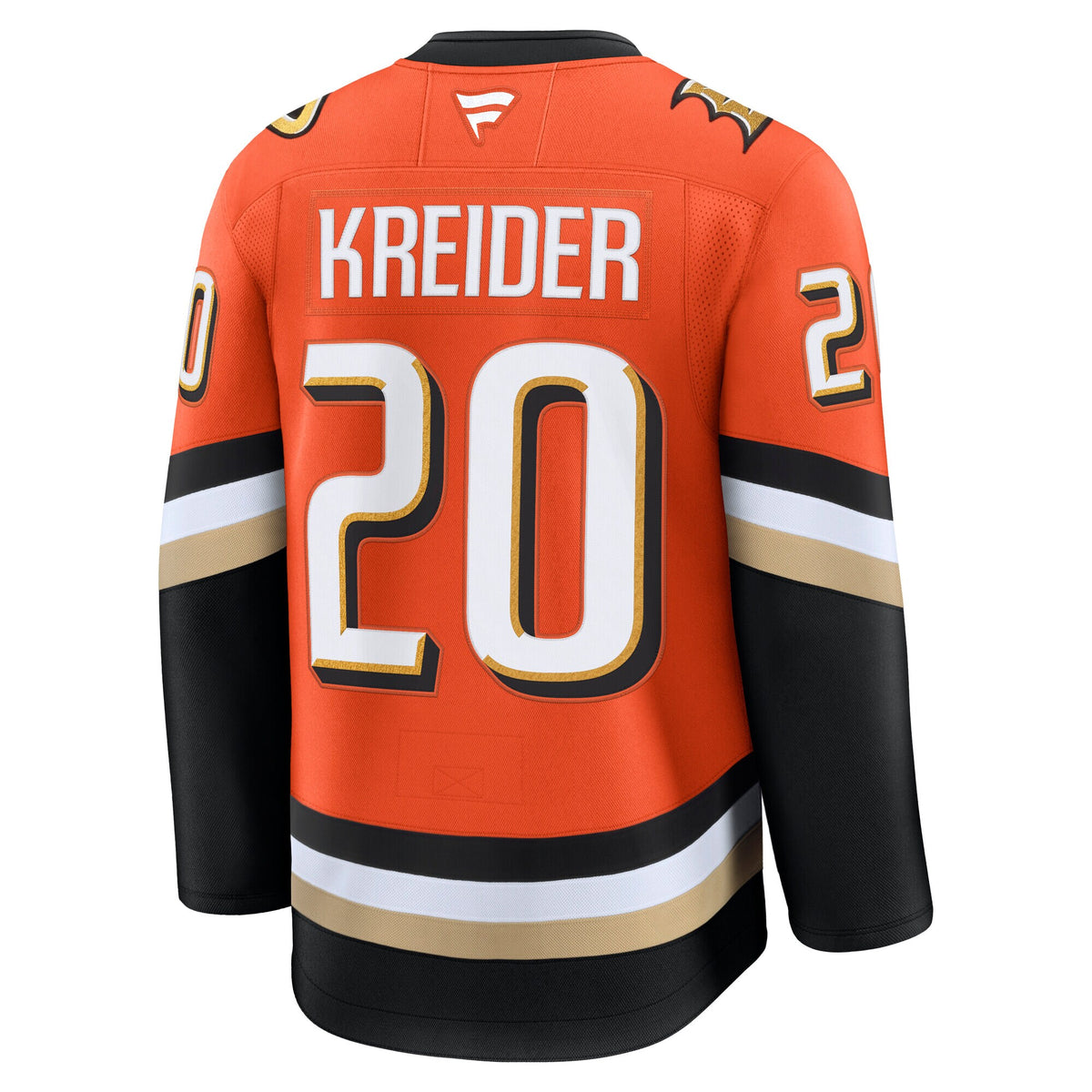 Anaheim Ducks Chris Kreider Orange Home Premium Jersey