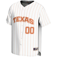 Texas Longhorns NIL Pick-A-Player Lightweight Baseball Jersey - White