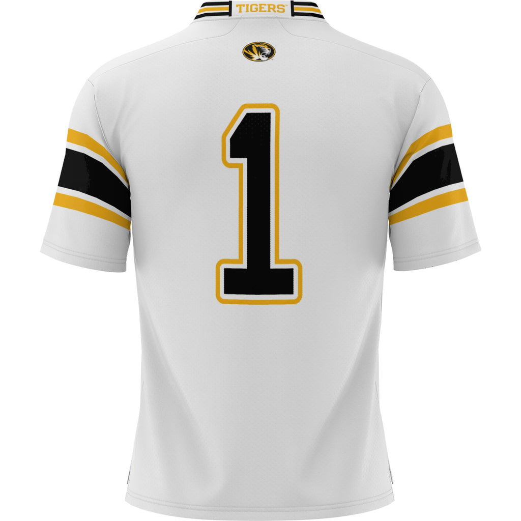 #1 Missouri Tigers GameDay Greats Football Jersey - White