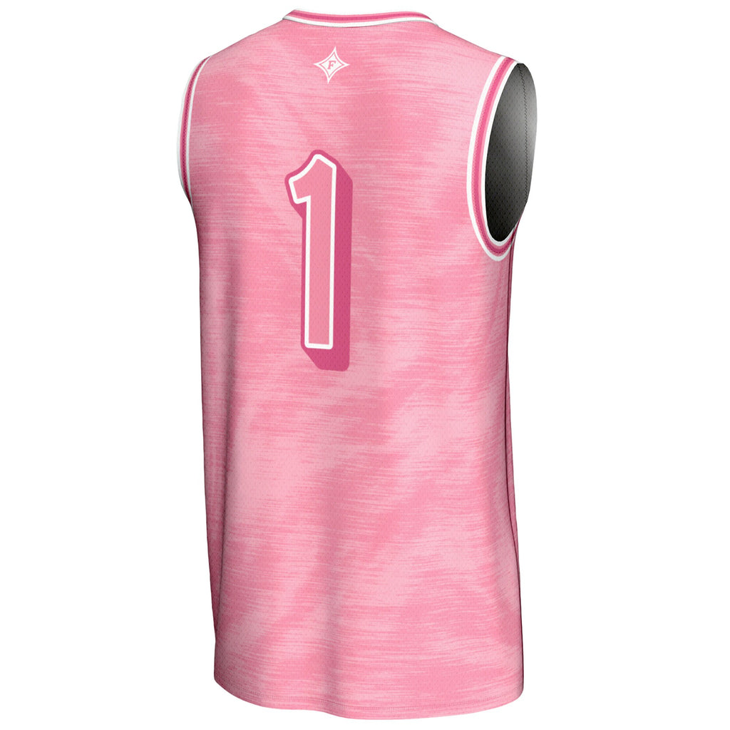 #1 Furman Paladins GameDay Greats Lightweight Basketball Fashion Jersey - Pink