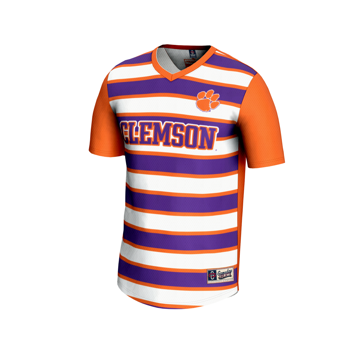 #1 Clemson Tigers GameDay Greats Lightweight Soccer Fashion Jersey - Orange