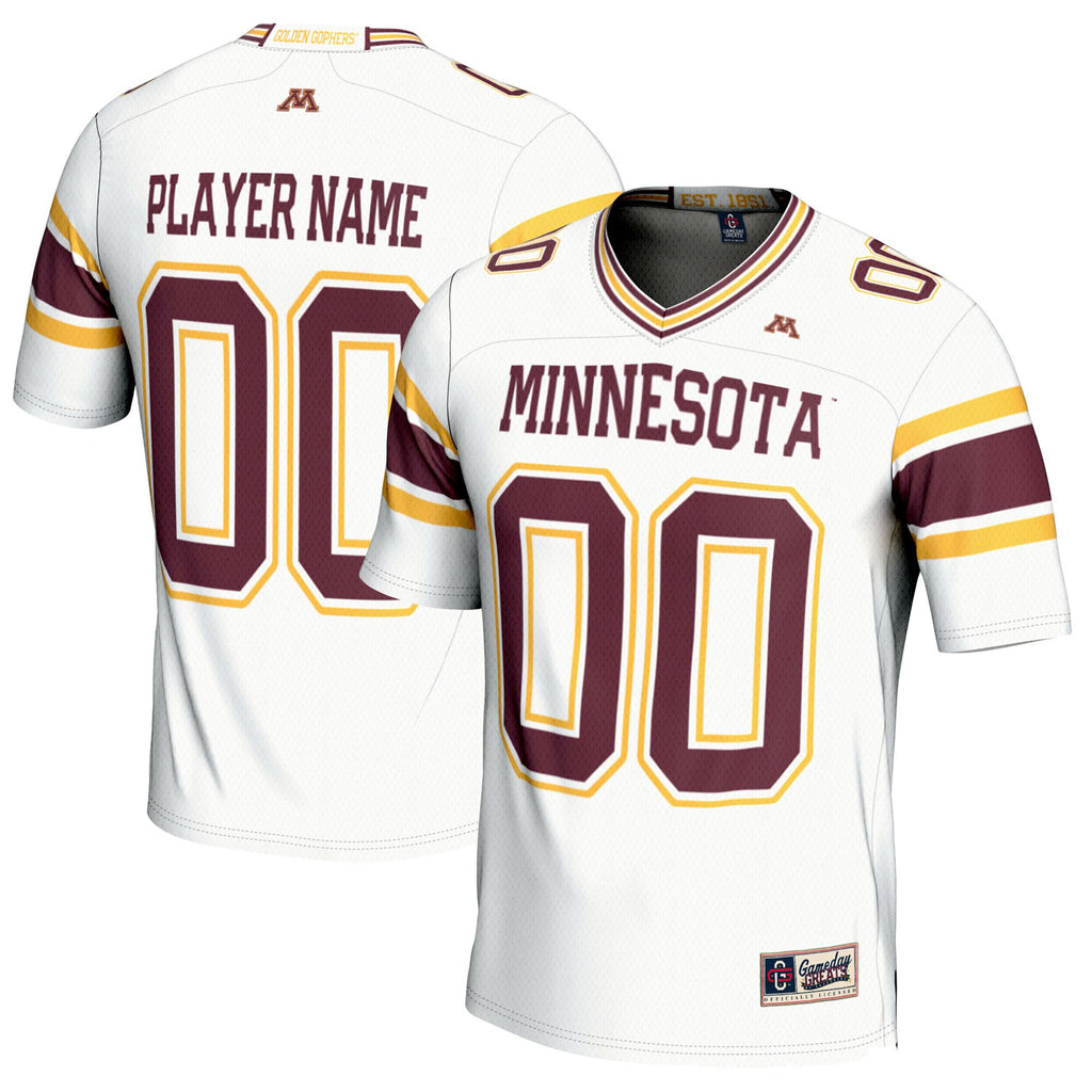 Minnesota Golden Gophers GameDay Greats NIL Pick-A-Player Football Jersey – White