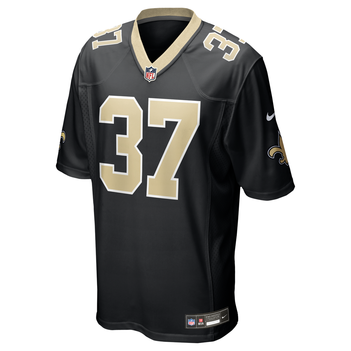 New Orleans Saints Jordan Mims Black Team Game Jersey
