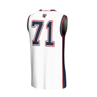 #71 Liberty Flames Lightweight Basketball Fashion Jersey - White